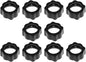 Maxmoral 10PCS Replacement Car Mount Bracket Fastening Nuts 17mm Ball Joint Fixed Adapter for Camera DVR Wireless Charger Car Vent Handle Kit Phone Mount Screw Head Black