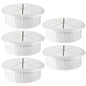 HYCC 10 Pack 2 Inch Flexible Desk Grommet,Organize Wires and Cables on Office Equipment, Computer Components, Entertainment Systems Effectively - Color: Black
