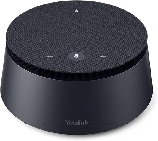 Yealink CP50 Conference Call Speaker and Microphone with Ai Noise Cancellation, Speakerphone for Teams Room, 8 360° Omnidirectional Mics, Bluetooth, USB-C, Daisy Chain, 19.69ft Pickup Telephon