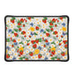 CASETiFY Impact MacBook Air 13.6" (M2-M5) Case [Cushioned Impact Corners/Scratch-Resistant/Anti-Slip Grip] - Strawberry Daisy - Clear Black
