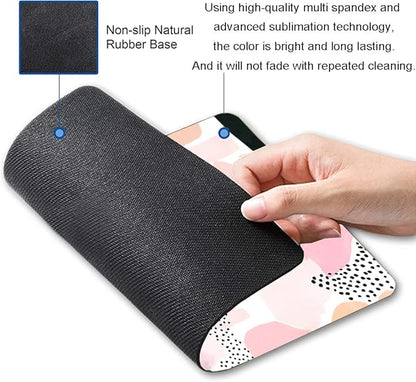 Mouse Pad, Abstract Graphic Design Mouse Pad, Washable Square Cloth Mousepad for Office Laptop, Non-Slip Rubber Computer Mouse Pads for Wireless Mouse, Cute Mouse Pads for Desk