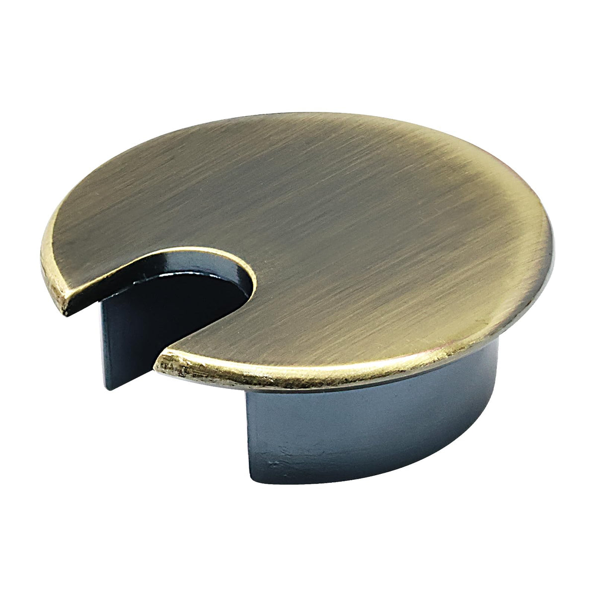 BOPOREAE Zinc Alloy Desk Grommet 1-3/8" (35 mm), Desk Cord Hole Cover