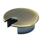 BOPOREAE Zinc Alloy Desk Grommet 1-3/8" (35 mm), Desk Cord Hole Cover