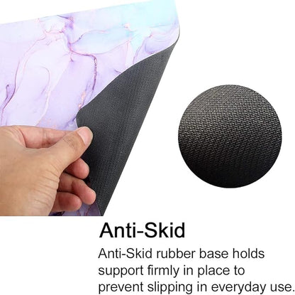 Mouse Pad, Gaming Mouse Pad, Non-Slip Rubber Base Mouse Mat with Designs for Laptop, Computer & Office, 9.5 x 7.9 x 0.12 inches (Marble 3)