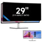 IPROKKO [2-Pack] 23.8 Inch Computer Privacy Screen Filter for 16:9 Widescreen Monitor, Removable 23.8in Anti Blue Light Glare Privacy Shield, Anti Spy Security Protector for Hp Dell Asus Acer Samsung
