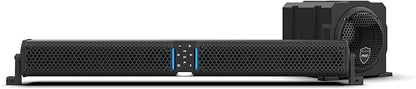 wet sounds Package - Black Stealth XT-8, 8 Speaker High Powered Sound Bar w/Remote and AS-10 10" 500 Watt Powered Stealth Subwoofer