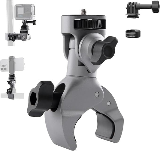 PGYTECH CapLock Super Clamp Mount, Aluminum Alloy Bracket Crab Clamp Mount