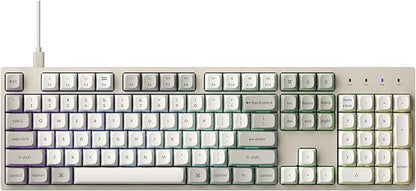 Keychron C2 Pro Wired Mechanical Keyboard with 8K Hz Polling Rate, Full Size Custom RGB Backlit Hot-Swappable, Non-Shine Through PBT Keycaps Compatible with Mac Windows Linux