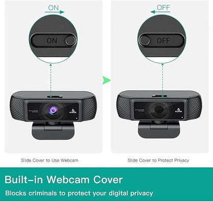 NexiGo N680 1080P Business Webcam with Microphone, Software and Privacy Cover, AutoFocus, Streaming USB Web Camera, for Online Class, Zoom Meeting Skype Facetime Teams, PC Mac Laptop Desktop