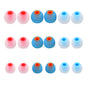MMYQXI Silicone Replacement Earbud Tips Earbud Covers Ear Tips Fit for in-Ear Headphones (Inner Hole 3.8mm -5.1mm) Earbud Replacement Tips 9 Pairs