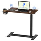 FLEXISPOT H7 28" Pneumatic Height-Adjustable Overbed Table with Wheels
