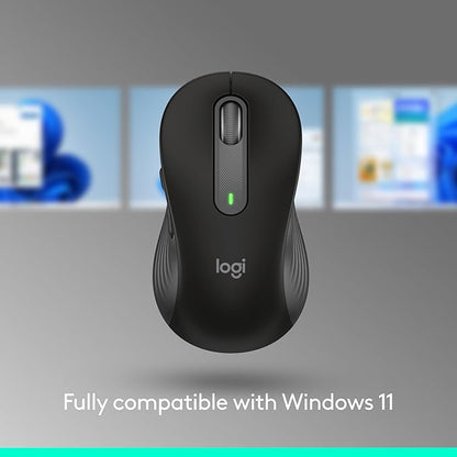 Logitech Signature M650 L Full Size Wireless Mouse - Classic Blue