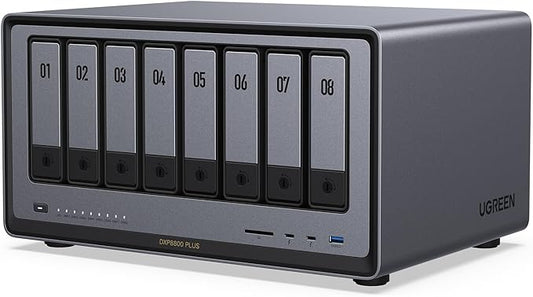 UGREEN NAS DXP8800 Plus 8-Bay, Intel i5 1235u 10-Core CPU (Diskless)