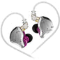 KZ ZS10 Pro in Ear Monitor,Bass KZ Earbuds,4BA 1DD Wired Earbuds Headphone Multi Driver IEM Earphone for Systerm,IEM Headphone on Stage in Ear Monitor for Singer Guitarist (Glare Blue, No Mic)