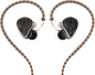 Hidizs MS3 in-Ear Monitors, 2BA+1DD Hybrid IEM Wired Earphones, Includes 3 Pneumatic Tuning Filters - Exclusive Adjustable Soundstage for Instruments, Detachable Cable for Audiophile/Musician 3.5mm