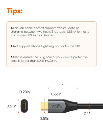 CableCreation USB C to USB A Cable 5FT, USB 3.1 3.2 Gen2 10Gbps Data Cable