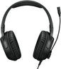 Lenovo H110 Wired Gaming Headset - 3.5mm Connection, Omni-Directional Microphone, Breathable Ear Cups, Built-in Volume Wheel - Black