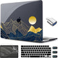 CISSOOK Compatible with MacBook Air 13.6 Inch Case A3240 A3113 A2681, Laptop Hard Shell Mountain Sunshine Cover with Keyboard Cover for MacBook Air 13 M2 M3 M4 Release 2022 2024 2025