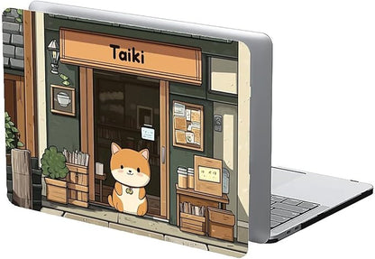 Compatible with MacBook Air 13.3 13.6 Inch Case 2022 2021 2020 2019 Plastic Hard Shell Case Cover,13.3 Air (A1932/A2179/A2337), A Cute Shiba