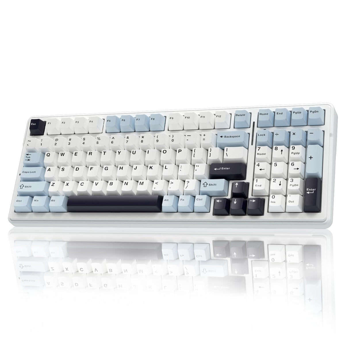 AULA F99 Wireless Mechanical Keyboard,Tri-Mode BT5.0/2.4GHz/USB-C Hot Swappable Custom Keyboard,Pre-lubed Linear Switches,RGB Backlit Gaming Keyboards for PC/Tablet/Xbox/PS4/PS5