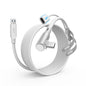 KIWI design Link Cable with Charging 16FT, USB 3.0 to USB C, White