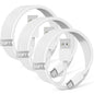 JERMASAL 3-Pack Blue [3.3FT+3.3FT+6FT] USB A to USB C Cable, Compatible with iPhone 15/16, iPad, Samsung, MacBook, PS5 and More, Fast Charging, Carplay Cable