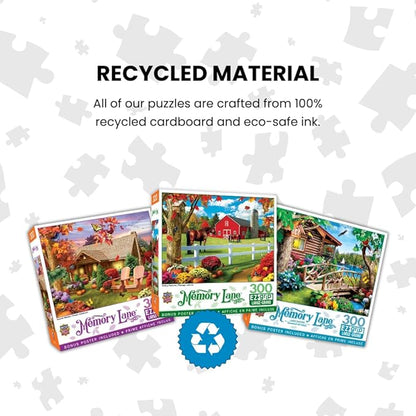 Masterpieces 300 Piece EZ Grip Jigsaw Puzzle - Oceanside View - 18"x24"