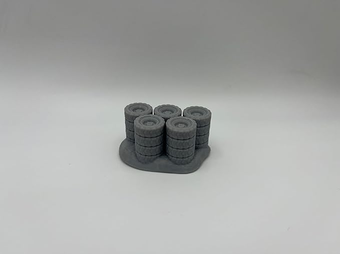 Hautico Cargo Piles Miniature Terrain Compatible with Dungeons and Dragons, 28mm Miniature Wargaming, Tabletop RPGs, Wargame Scenery