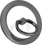 Magnetic Phone Grip for MagSafe, EI Sonador Magnet Phone Ring Holder, Removable, Compatible with iPhone 14 Plus 13 12 Pro Max Mini (Transparent Black Diamond)