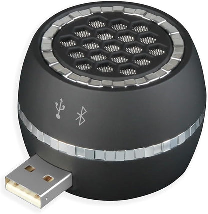 USB Mini Portable Speaker with USB Plug & Play and Bluetooth Connection, Small External Speaker for Computer/Tablet/Smartphone, Crystal Clear & Loud
