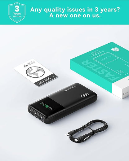 INIU 140W Power Bank, 27000mAh High Capacity Laptop Portable Charger, USB C in&Out Tablet Powerbank, Digital Display Phone Charger, Travel Charger Compatible with iPhone 16, iPad, MacBook, Laptop etc.
