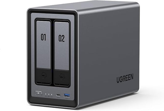 UGREEN NAS DXP2800 2-Bay, Ideal for Content Creators and Enthusiasts
