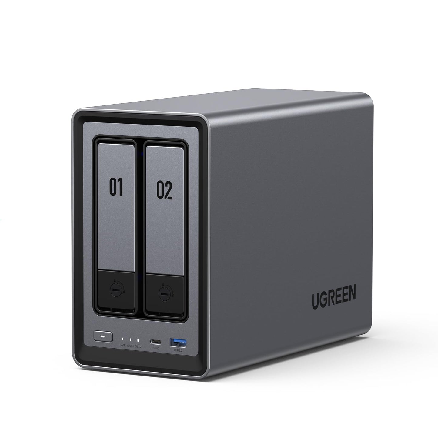 UGREEN NAS DXP2800 2-Bay, Ideal for Content Creators and Enthusiasts