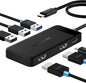Lemorele Docking Station Dual Monitor, 6 in 1 USB C Hub Multiport Adapter w/2 HDMI 4K, 5Gbps USB3.0 & 2 USB2.0, 100W PD Charging - USB C Dock for Laptop Dell/Lenovo/HP/MacBook/Surface - Plug and Play