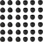 36 Pieces Small Earbud Tips Soft and Comfortable Silicone Earbud Tips Ear Bud Replacement Pieces Silicone Fit Most in-Ear Headphones，Inner Hole 3.8mm -5.5mm，Small Black Replacement Eartips