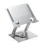 GuaziV 360° Rotating Tablet Stand - Adjustable iPad Tablet Holder for Desk, Foldable iPad Swivel Stand for Home & Office (Argent Silver)