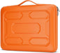 DOMISO 14 inch Laptop Sleeve with Handle Shockproof Computer Bag Waterproof EVA Protective Carrying Case for 14" ThinkPad E480/Yoga 920/13.5" Microsoft Surface Book/HP Pavilion 14 Stream 14, Orange