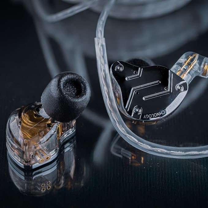 Comply 500 Core Series | Memory Foam Replacement IEM Ear Tips for KZ, Moondrop, FiiO Sennheiser & More | Superior Noise Isolation, Ultimate Comfort, Secure Fit | Oval, Black, Large (3 Pairs)