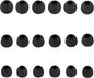 Earbud Tips Replacement Earbud Tips Ear Bud Replacement Pieces Silicone Soft and Comfortable Fit for Inner Hole from 3.8mm - 5.1mm Earphones 9 Pairs S/M/L Gray-Black