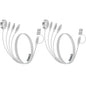 4-in-2 Multi Charging Cable for Apple Watch Charger/iPhone/Galaxy Charger