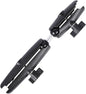 Dual Extension Double Socket Arm with 1" Double Ball Adapter Compatible with RAM B Size Mount and Other 1 inch Industry Standard Device, 360° Rotation Rod for Bike, Truck, Car (10.47" Length)