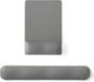 UnivoColors Design-Wave Set of Keyboad Wrist Rest & Mouce Pad,Artificial Sheepskin+Memory Foam+Ergonomic+Anti-Slip Gel, Resilience Support During Work and Gaming,Keyboard Accessory,Grey