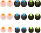 Silicone Replacement Earbud Tips Earbud Covers Ear Tips Fit for in-Ear Headphones (Inner Hole 3.8mm -5.1mm) Earbud Replacement Tips 9 Pairs