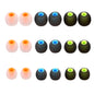 MMYQXI Silicone Replacement Earbud Tips Ear Tips Fit for in-Ear Headphones (Inner Hole 3.8mm -5.1mm) Earbud Replacement Tips 9 Pairs