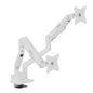 Pixio PS1D Wave Blue Dual Monitor Arm Stand Desk Mount - Fits up to 32 inches Monitors and up to 19.8lbs. VESA Compatibility and Integrated Cable Management