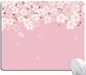 KUOSGM Mouse Pad, Premium-Textured Mouse Mat, Non-Slip Rubber Base Mousepad for Laptop, Computer & PC,9.5×7.9 in,Pink Green Flower