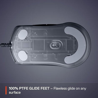 SteelSeries Rival 3 Gen 2 Gaming Mouse — 8500 DPI TrueMove Core Optical Sensor — 60 Million Click Durability — Low Latency — 77g Lightweight — 100% PTFE Feet — RGB — Black