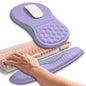 Hokafenle 2in1 Combination, Wave Keyboard Wrist Rest and Ergonomic Curvature Mouse Pad Wrist Support for Relieve Wrist Pain, Filled with Soft Cushion Memory Foam, Golden Pink Marble