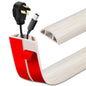 LSGCQ Floor Cord Cover Self Adhesive Cord Hider Floor Cable Management