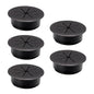 5 Pcs Desk Grommet 2-1/16" / 53 mm, Desk Hole Cover for Cables Black, Cable Grommet ABS Plastic, Desk Hole Grommet for Home & Office Pc, Detachable Cable Cord Organizer